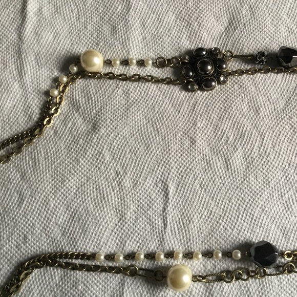 Lia Sophia multi strand long necklace 42" - Picture 2 of 8